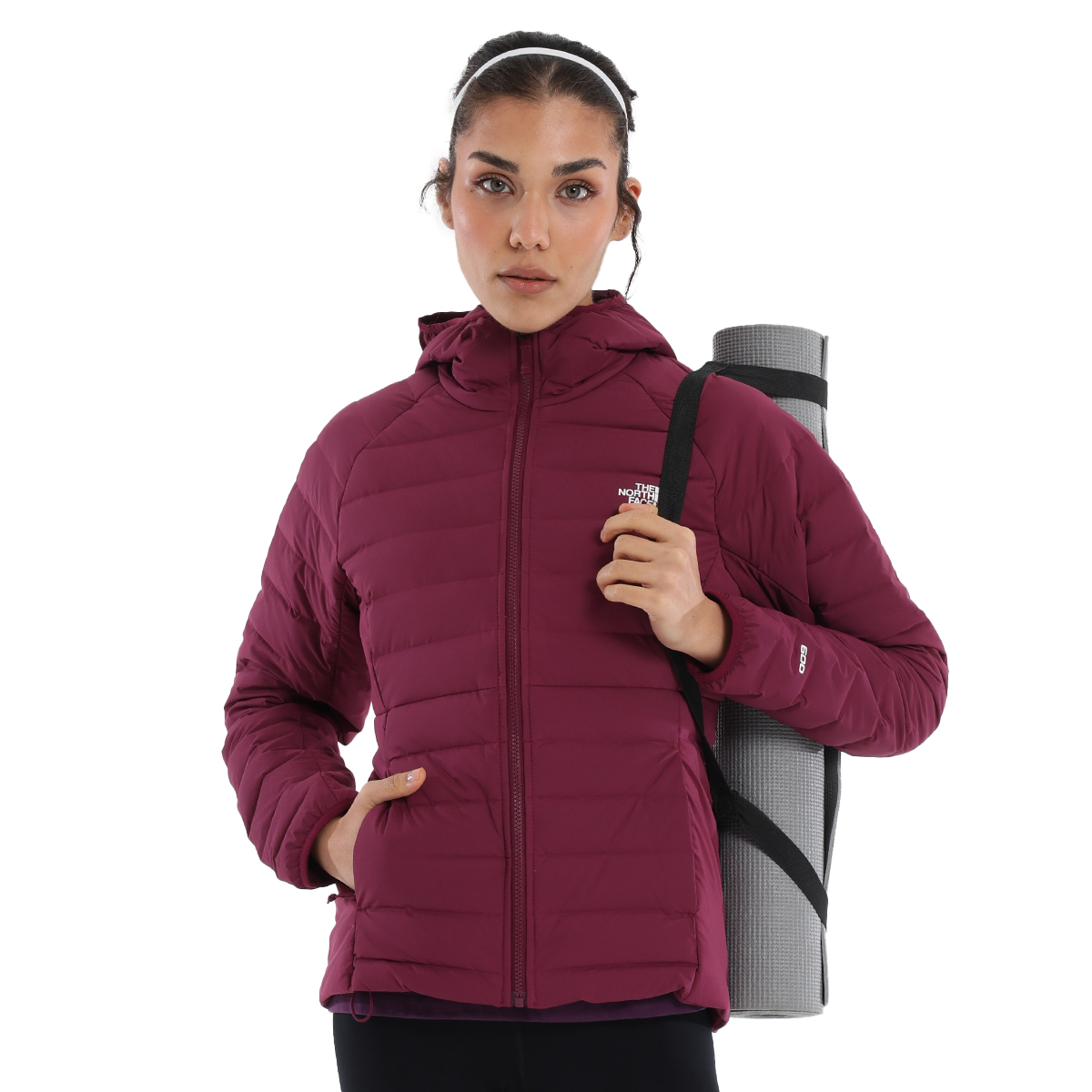 W Belleview Stretch Down Kadın Mor Outdoor Mont NF0A7UK5I0H1