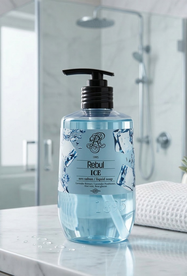 Rebul Ice Sıvı Unisex Sabun - Mavi - 500 ml