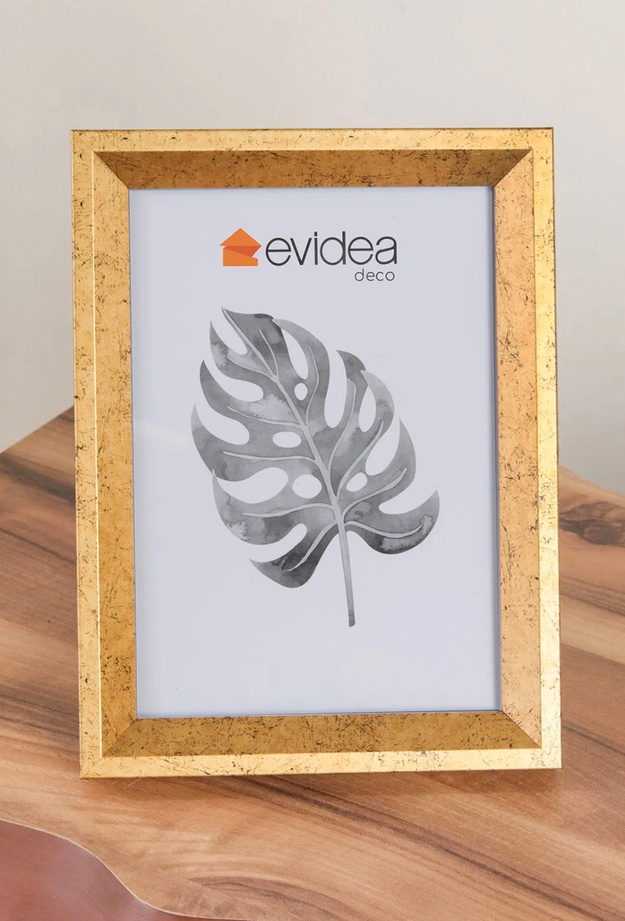 Evidea Deco Dandelion Çerçeve - Gold - 15x21 cm