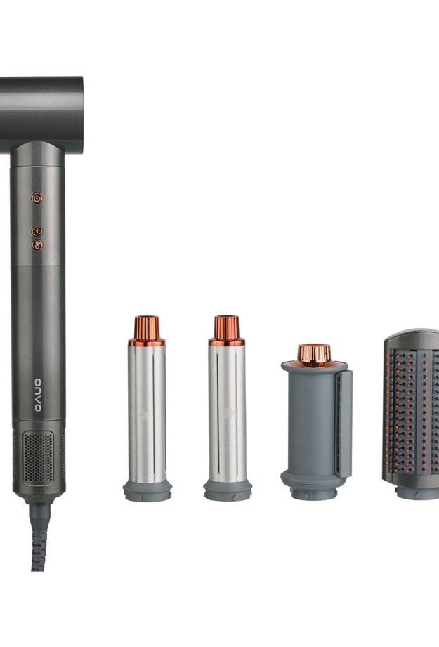 Onvo OVHC03 Saç Şekillendirici Set - Gri - 1300 Watt
