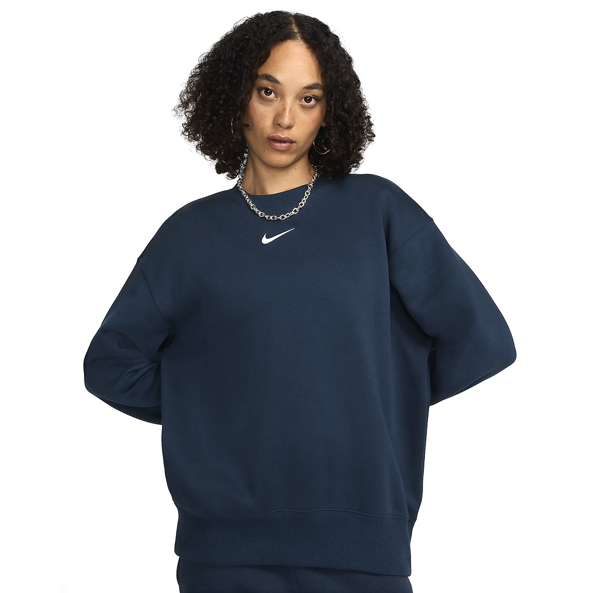 Phoenix Kadın Mavi Günlük Stil T-shirt DQ5733-478