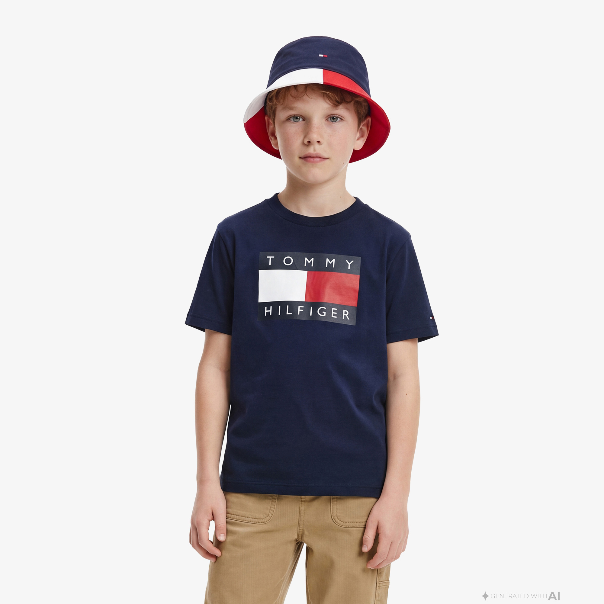 Tommy Hilfiger Heritage Çocuk Lacivert T-Shirt
