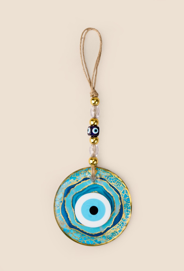 Evidea Deco Ebru Nazarlık - Renkli - 13 cm