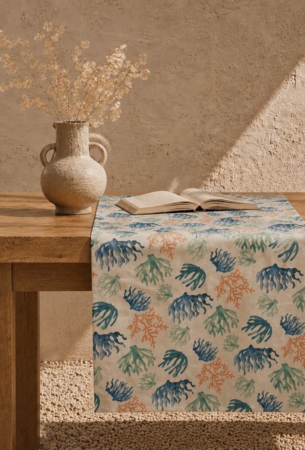 Evidea Soft Coral Runner - Ekru - 40x130 cm