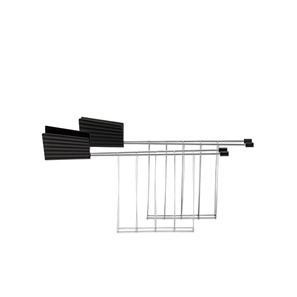Alessi Plisse 2'li Tost Makinesi Kelepçesi Siyah