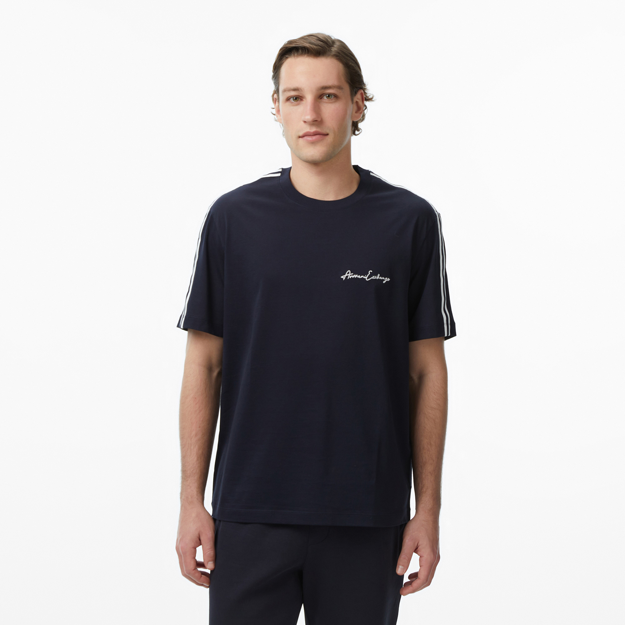 Armani Exchange Erkek Lacivert T-Shirt