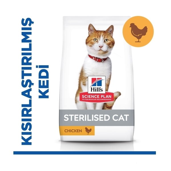 Hill's SCIENCE PLAN Tavuklu Kısırlaştırılmış Kedi Maması 1,5kg