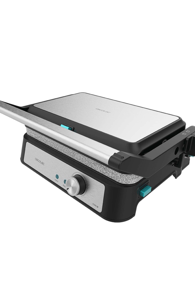 Cecotec Rock'N Grill 1500 Take&Clean Stone Electric Grill Tost Makinesi - Siyah - 1500 Watt