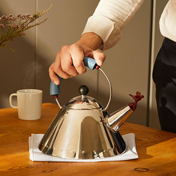 Alessi Kettle Kuş 2 L Mavi