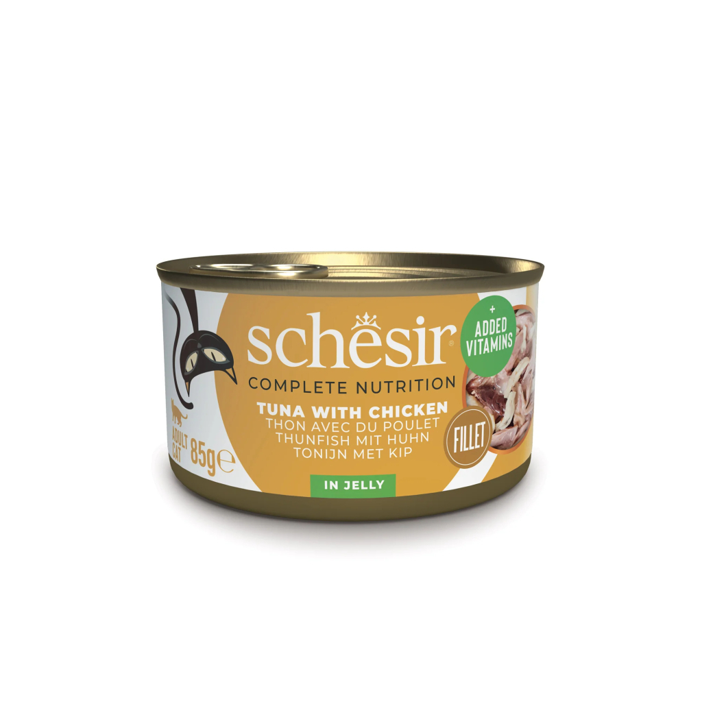 Schesir Ton Balıklı ve Tavuklu Kedi Konservesi 85gr