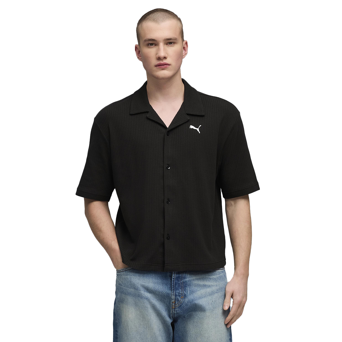 Wardrobe Essentials Erkek Siyah Günlük Stil Gömlek 63436301