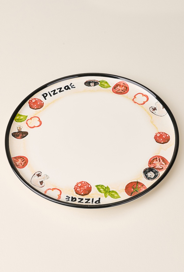 Evidea Kitchen Pizza Festa Pizza Tabağı - Renkli - 30 cm