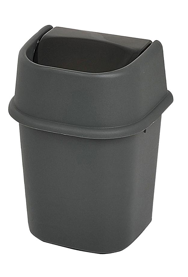 Motek Çöp Yut Antrasit Çöp Kovası - 22 lt