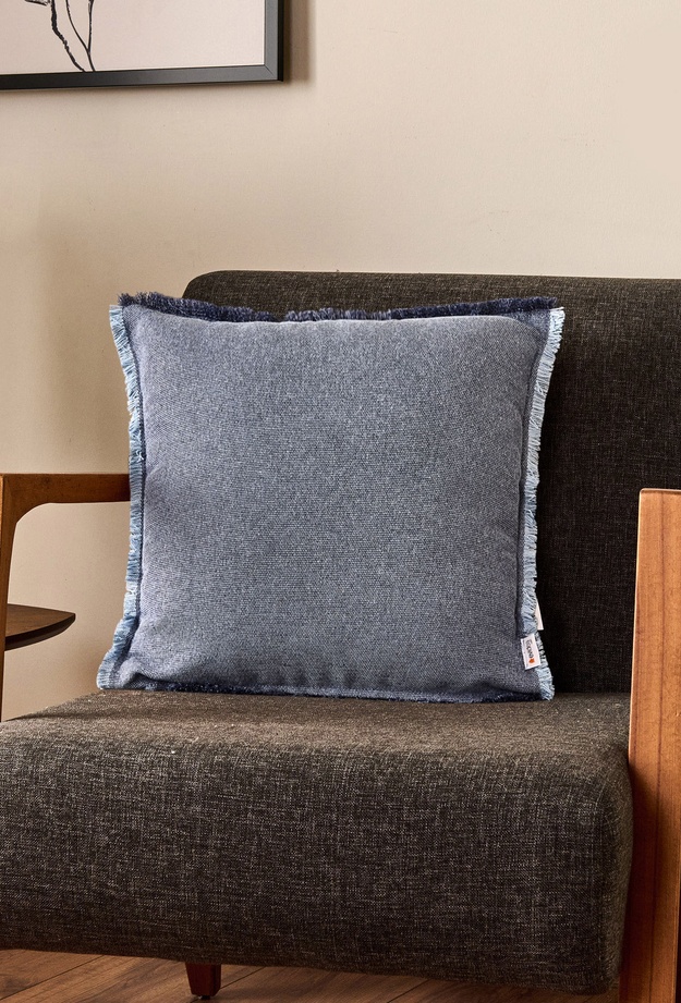 Evidea Soft Plaid Kırlent - Mavi - 45x45 cm
