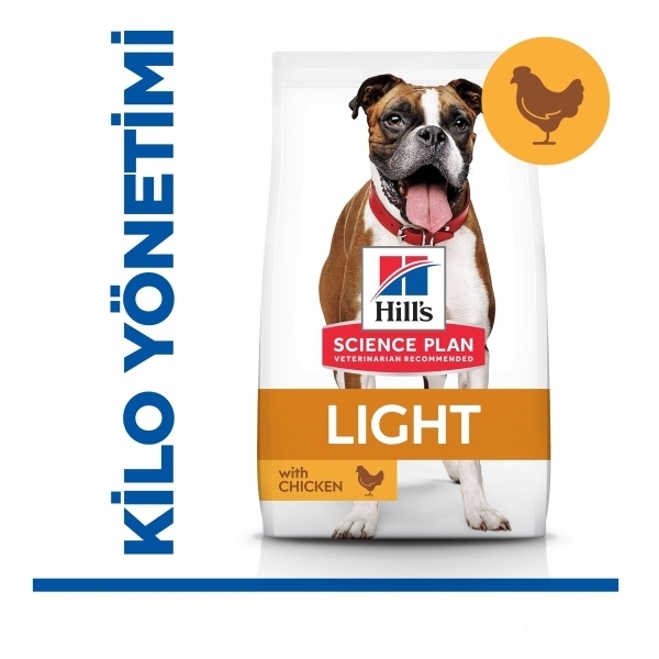 Hill's SCIENCE PLAN Medium Adult Light Tavuklu Orta Irk Yetişkin Köpek Maması 14kg