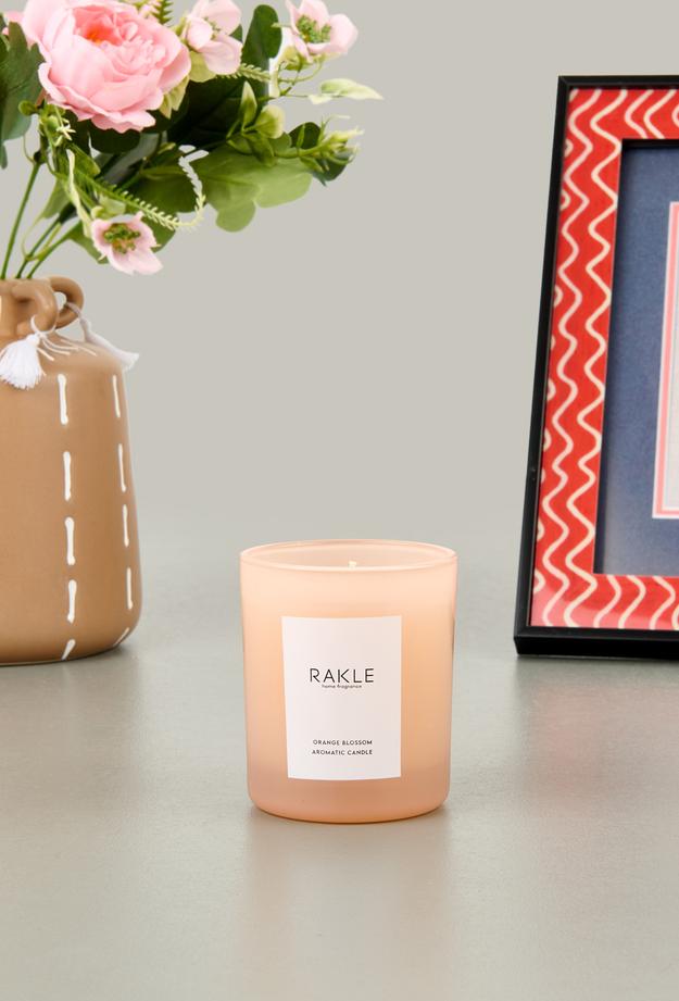 Rakle Basic Soft Orange Blossom Kokulu Mum - Turuncu - 120 gr