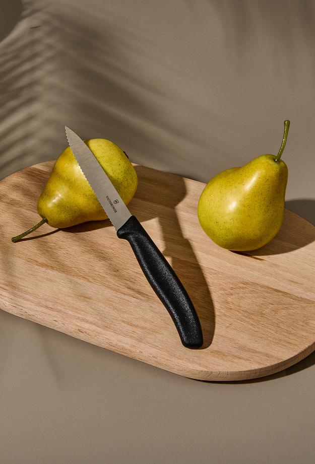 Victorinox 6.7733 Tırtıklı Soyma Bıçağı - Siyah - 10 cm