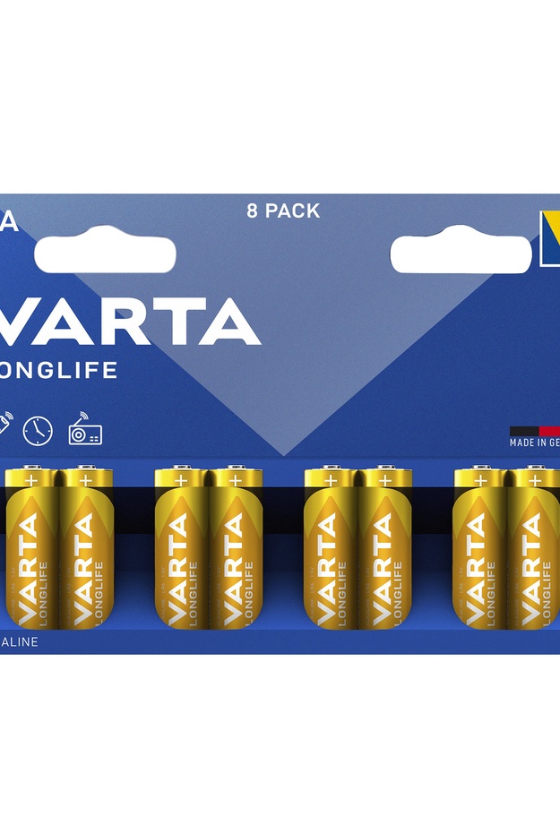 Varta Longlife 8'li AA Kalem Pil - Mavi