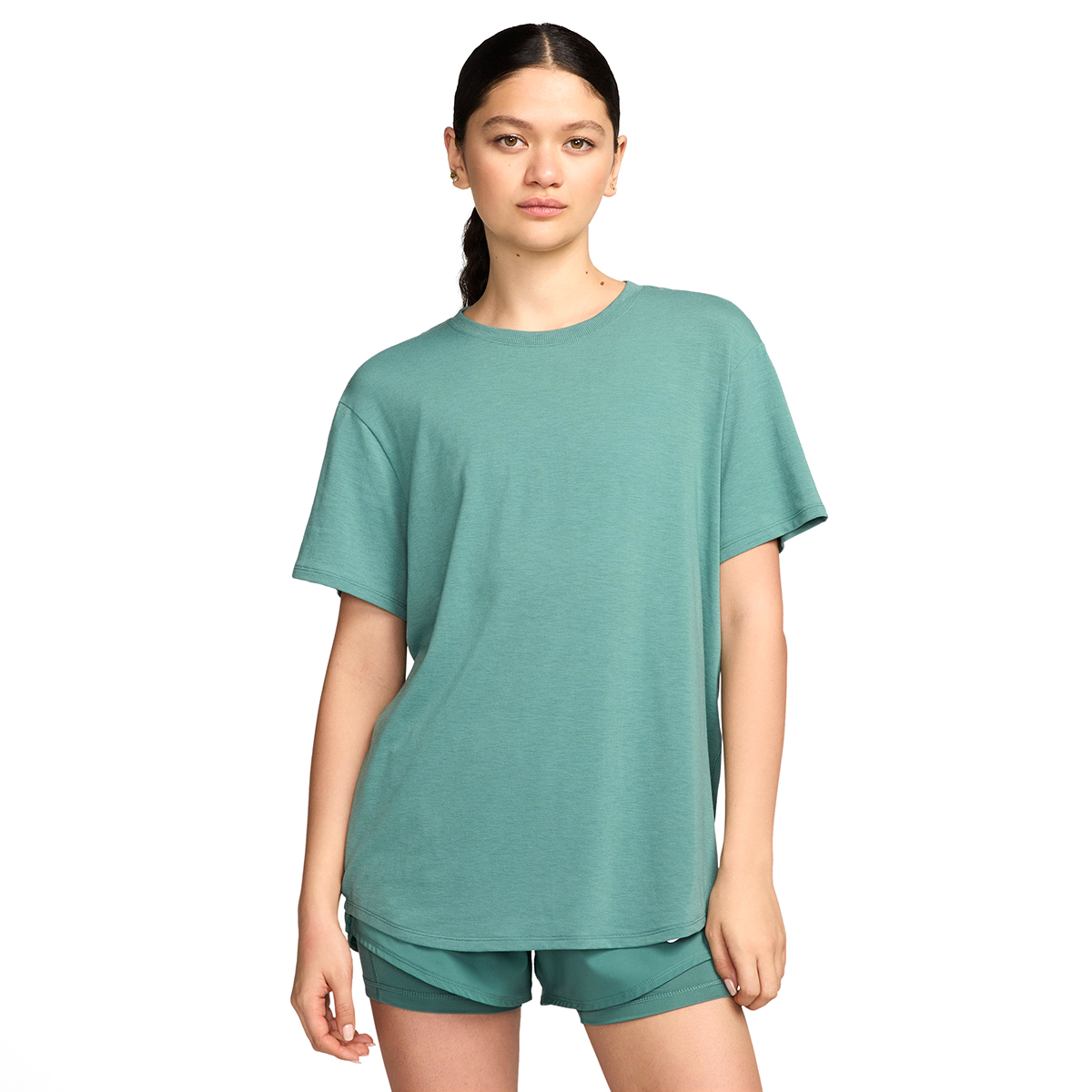 One Relaxed Dri-Fit Kadın Yeşil Antrenman T-Shirt FN2814-361