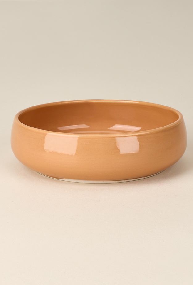 İpek Mono Salata Kasesi - Bej - 21 cm