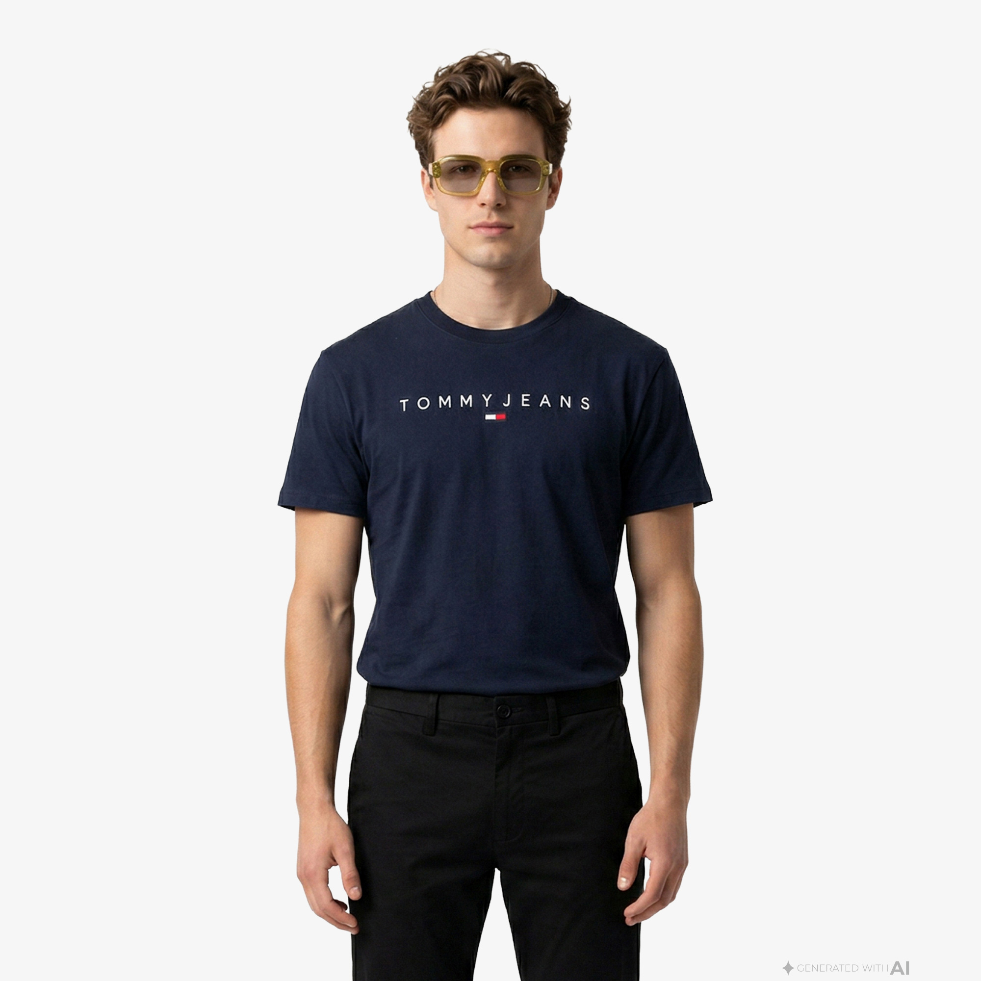 Tommy Hilfiger New Launch Erkek Lacivert T-Shirt