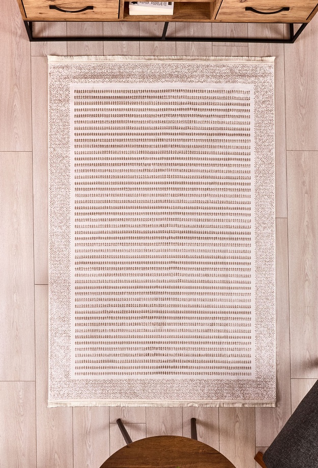 Evidea Soft Tuku Halı - Bej - 120x180 cm