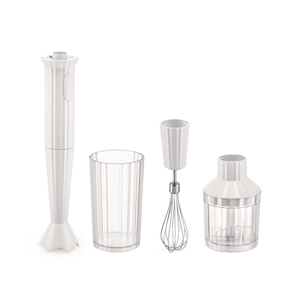 Alessi Plisse Blender Seti Beyaz