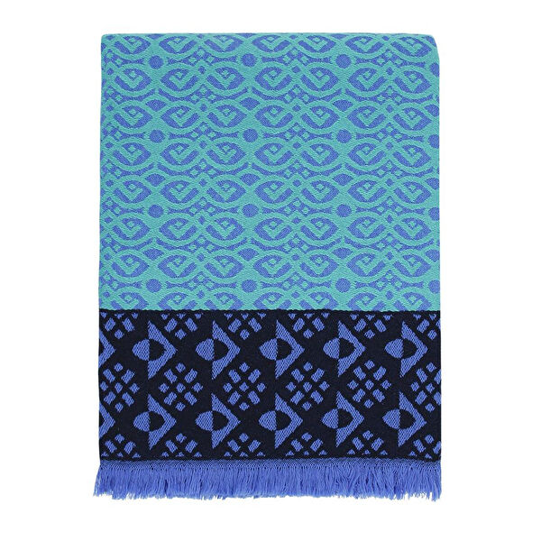 3rd Culture Teal Thagzo Örtü, Koltuk Şalı