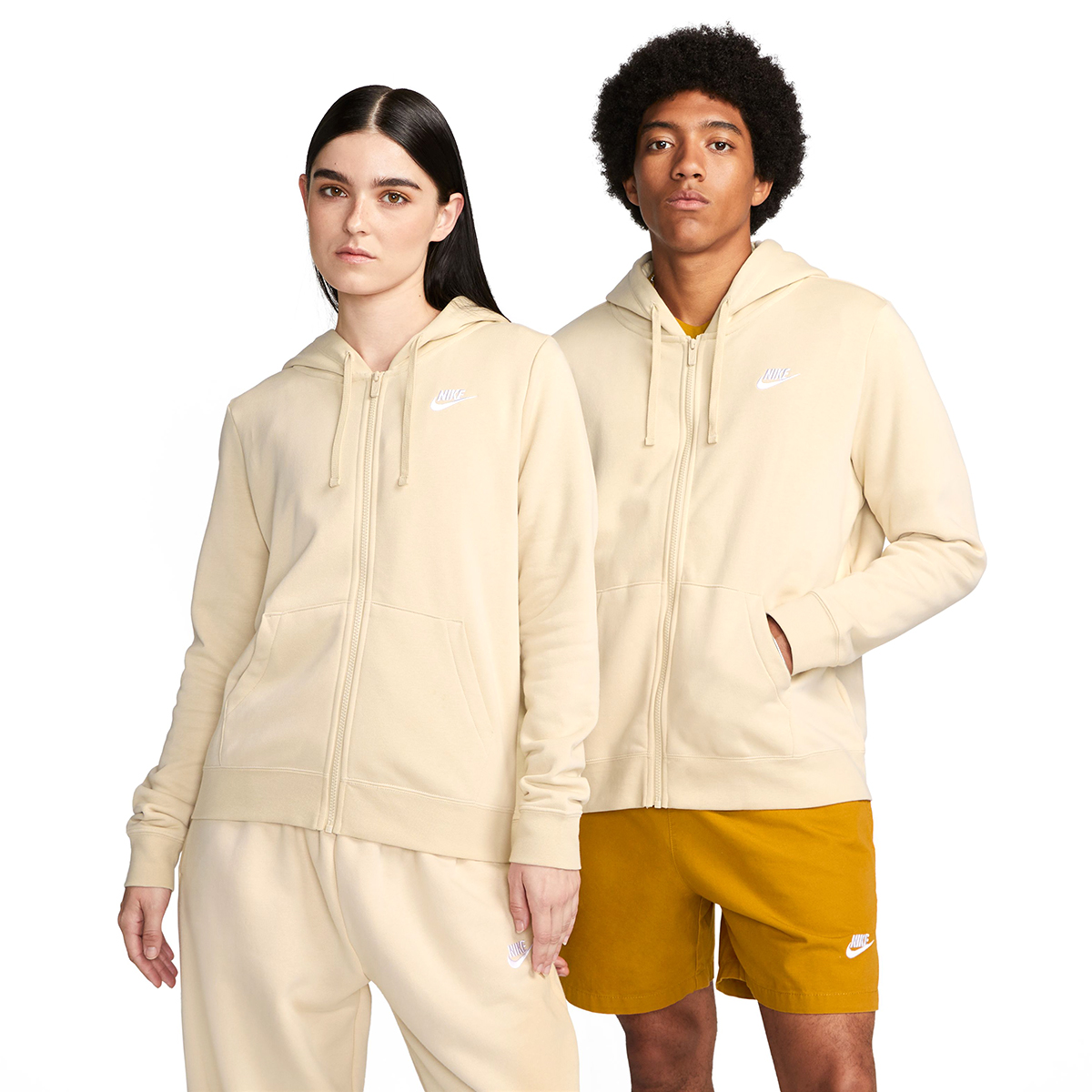 Sportswear Club Kadın Bej Günlük Stil Sweatshirt DQ5471-126