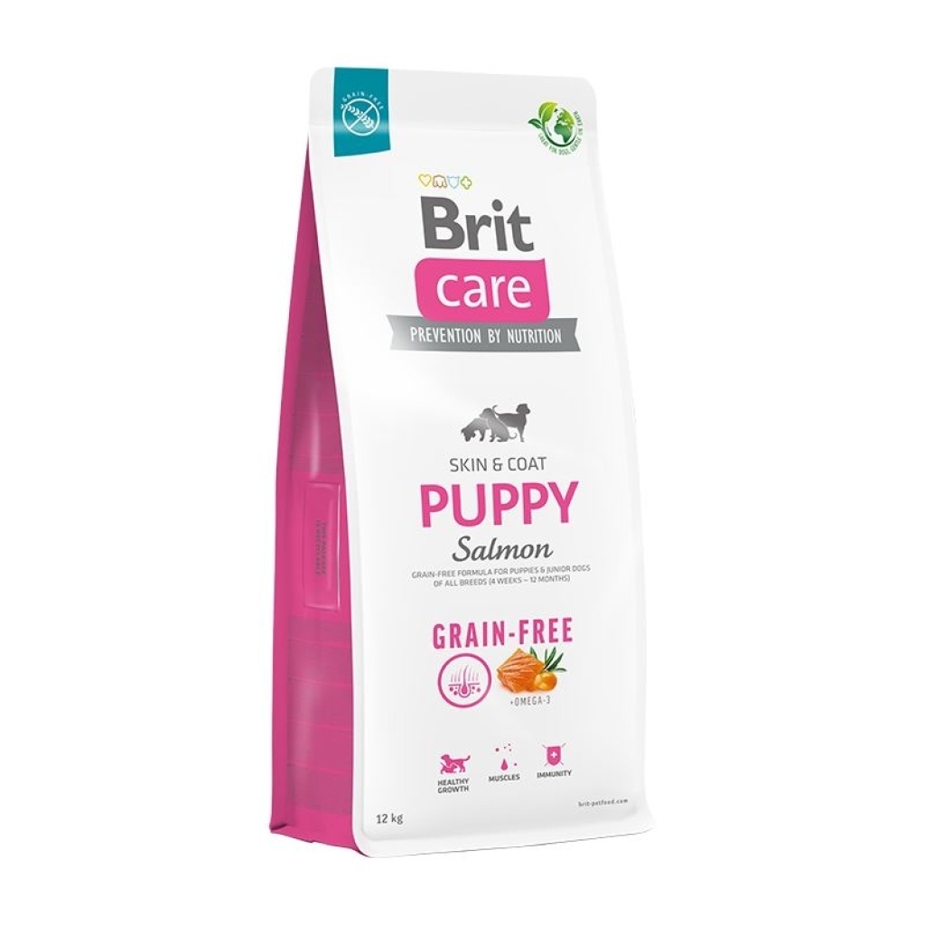 Brit Care Puppy Skin&Coat Tüm Irklar için Somonlu Tahılsız Yavru Köpek Maması 12kg