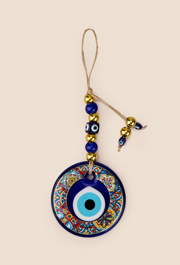 Evidea Deco Etnik Nazarlık - Renkli - 9 cm