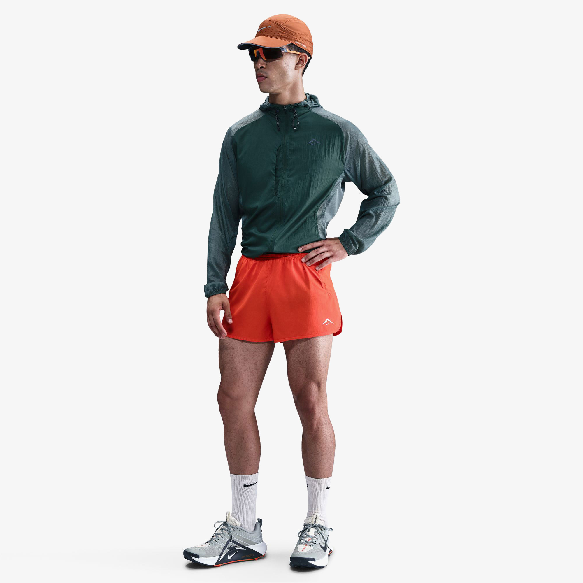 Nike Dfadv Trailwind 3Bf Erkek Kırmızı Şort