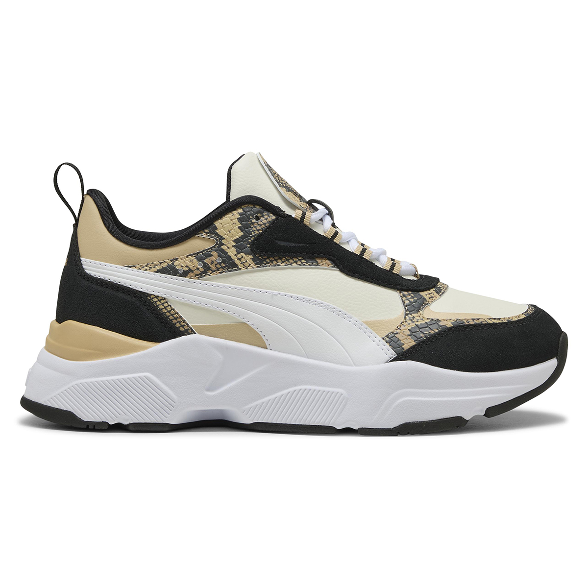 Cassia Snake Chic Kadın Bej Sneaker Ayakkabı 40069301