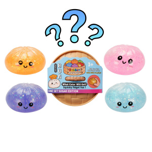 Işıklı Dumpling Squishy Sürpriz Simli Renkli Çin Mantısı