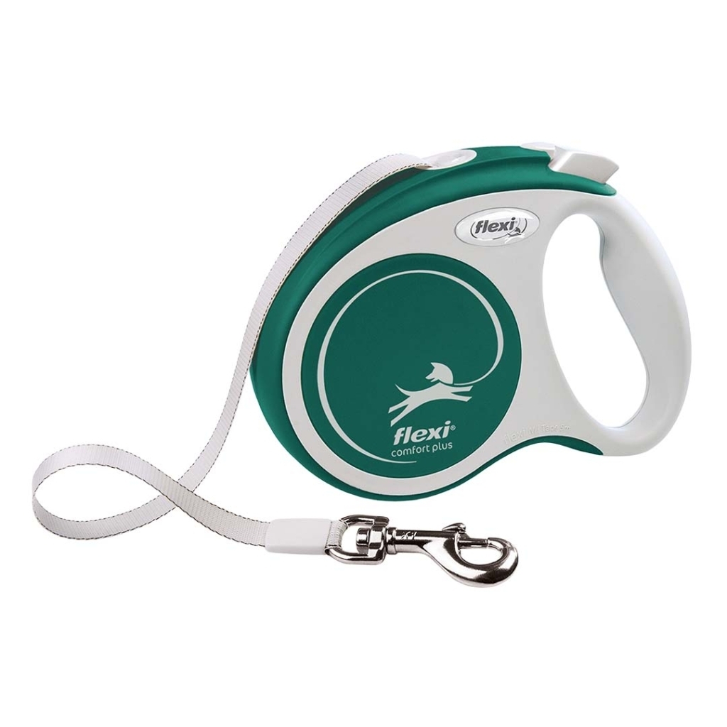 Flexi Comfort Plus Otomatik Şerit Gezdirme Kayışı 5m (Yeşil) [S]