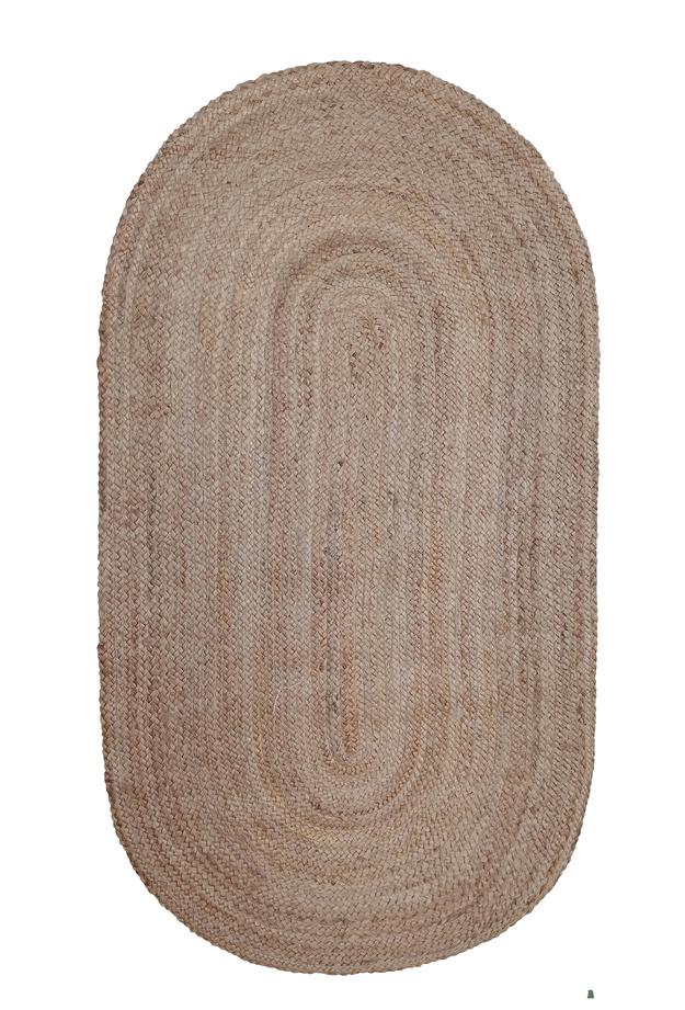 Giz Home ET124 Bolero Jüt Örgü Halı - Natürel - 120x180 cm
